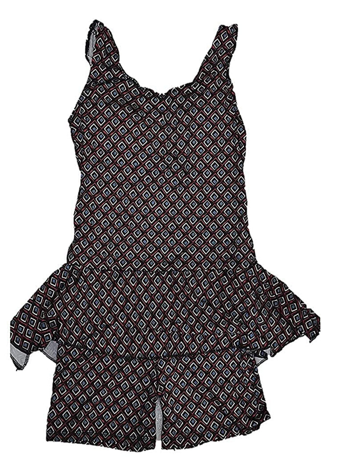 Toyshine Swimming Costume1 Piece Suit for Baby Girls 7 yrs +SP-106,(Pack of 2) Color and Design May Vary SSTP