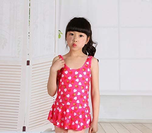 Toyshine Swimming Costume1 Piece Suit for Baby Girls 7 yrs +SP-106,(Pack of 2) Color and Design May Vary SSTP