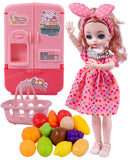 Toyshine Cute Alia Doll Play Toy Set with Movable Hands and Joints Pretend Play Kit Toys for Kids Role Play Set for Age 3+