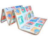 Toyshine 193cm x 176cm Baby Play Mat for Floor Extra Large Foam Play Mat for Baby Foldable Reversable Waterproof Gym Activity Crawling Mat Non Toxic - Alphabet with Animal Print