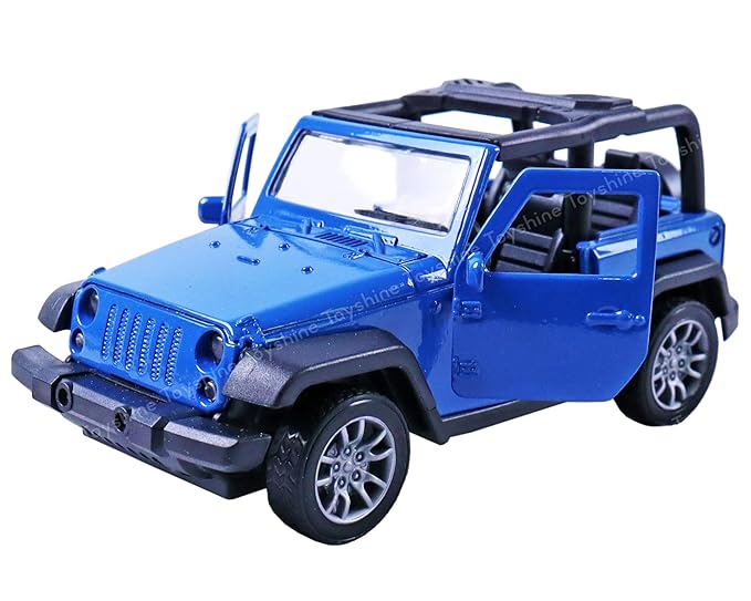 Toyshine 1:32 Scale Die Cast Thaar Model Vehicle Toy Car with Pull Back Function Along with Opening Door Feature for Kids Boy Girl 3+, Blue