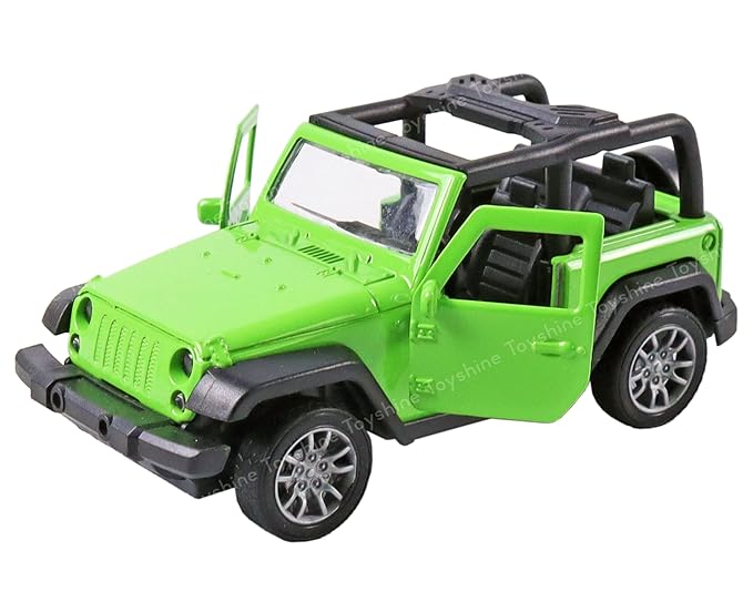Toyshine 1:32 Scale Die Cast Thaar Model Vehicle Toy Car with Pull Back Function Along with Opening Door Feature for Kids Boy Girl 3+ Years, Green
