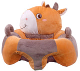 Toyshine Sofa Seat Cow Infant Sofa Cute Learning Sitting Chairs Baby Sit Up Chair Baby Bouncer Infants Floor Seat