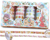 Toyshine 20 Rolls Kawaii Washi Tape Set Decorative Tape Art Supplies for Girls Aesthetic Decor for Scrapbook Journaling Kid's DIY Craft Office Supplies