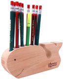 Toyshine Animal Shaped Wooden Pen Pencil Holder|Desk Organizer - Whale