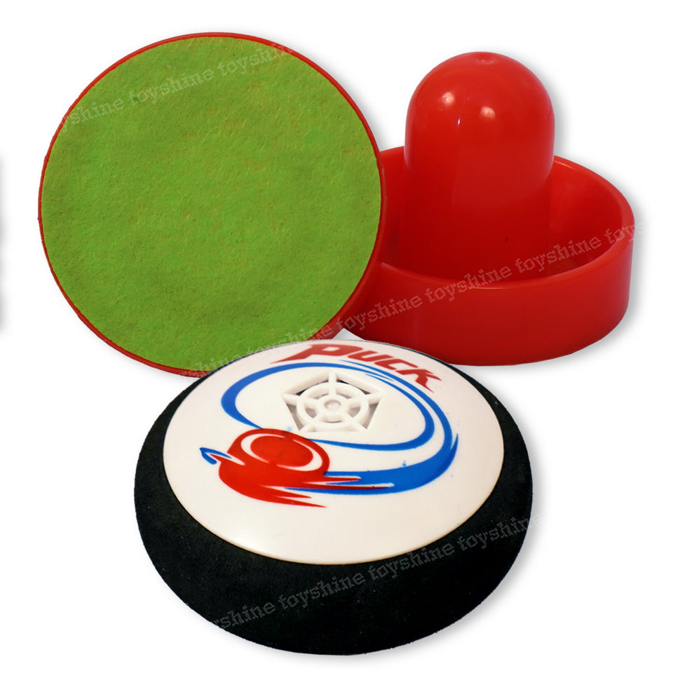 Toyshine Ice Hockey Kit for Kids, Battery Operated Air Powered Game Disk Ball Shuttle Ball Hover Hockey for Kids 3 to 10 Years Old