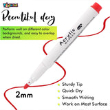 Toyshine 48 Pack Acrylic Paint Markers For Rock Wood Canvas Glass Ceramic Plastic Metal Stone Painting DIY Crafts Making Art and Craft Supplies