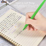 Toyshine 12pc Insect on Leaf Design Gel Pens | Cute Fancy Fine Point Pen for Office Stationary School Supplies Birthday Party Favor Return Gift