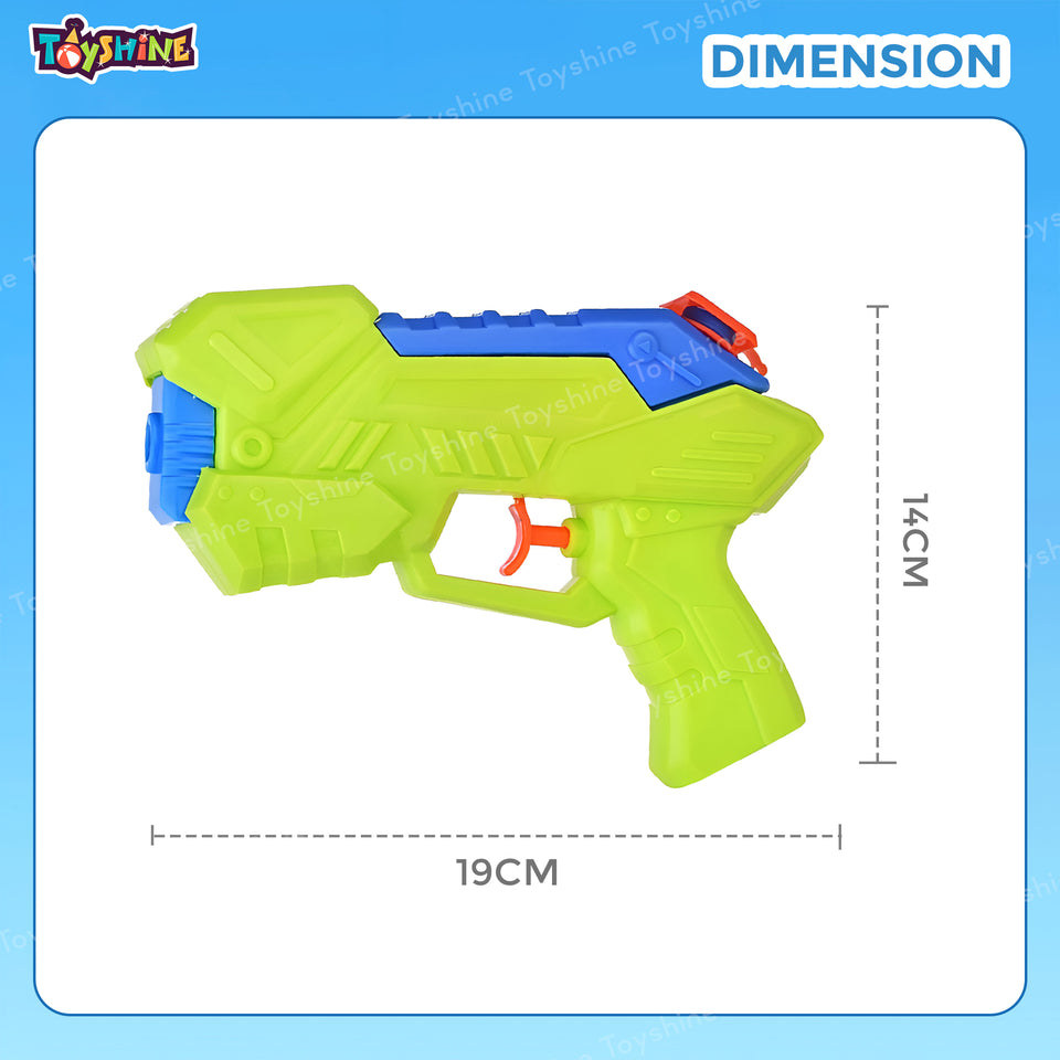 Toyshine Handheld Children Beach Outdoor Swimming Pool Party Squirt Holi Water Toy Gun for Girls Boys Kids 3+, Green
