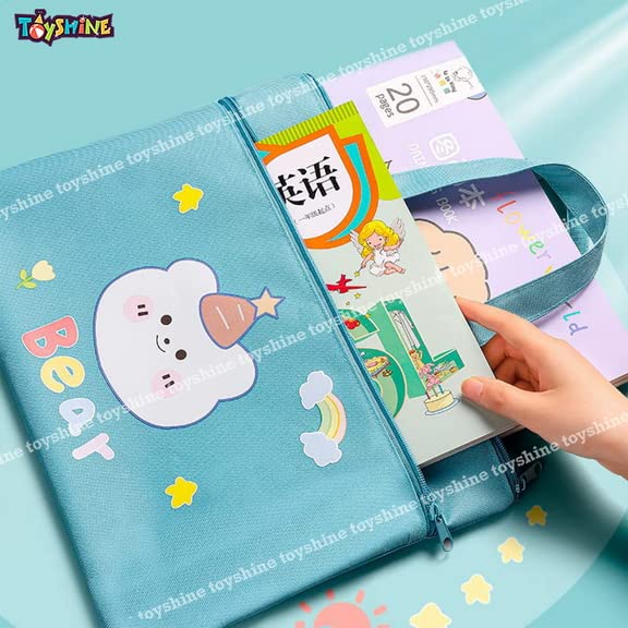 Toyshine Pack of 3 Fun Shopping Bag for Kids, Suitable for Tuition, Lunchbag, Fancy, Picnic, Party Bags Girls Boys Cute Toddler Travel Bag - M2