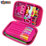 Toyshine Set of 3 Unicorn Combo Pack | Football, Pouch, Lunch Box | Gift Set for Kids, School Supplies