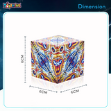 Toyshine Magic Cube Shape Shifting Puzzle Box | Magnetic Puzzle Fun Cube Hand Flip Variety Toy Transforms Into Over 70+ Shapes for Kids & Adults