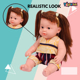Toyshine 14 Inches Realistic Look Button Press Talking Toy Baby Doll for Kids Adorable Toy for Ages 1 2 3