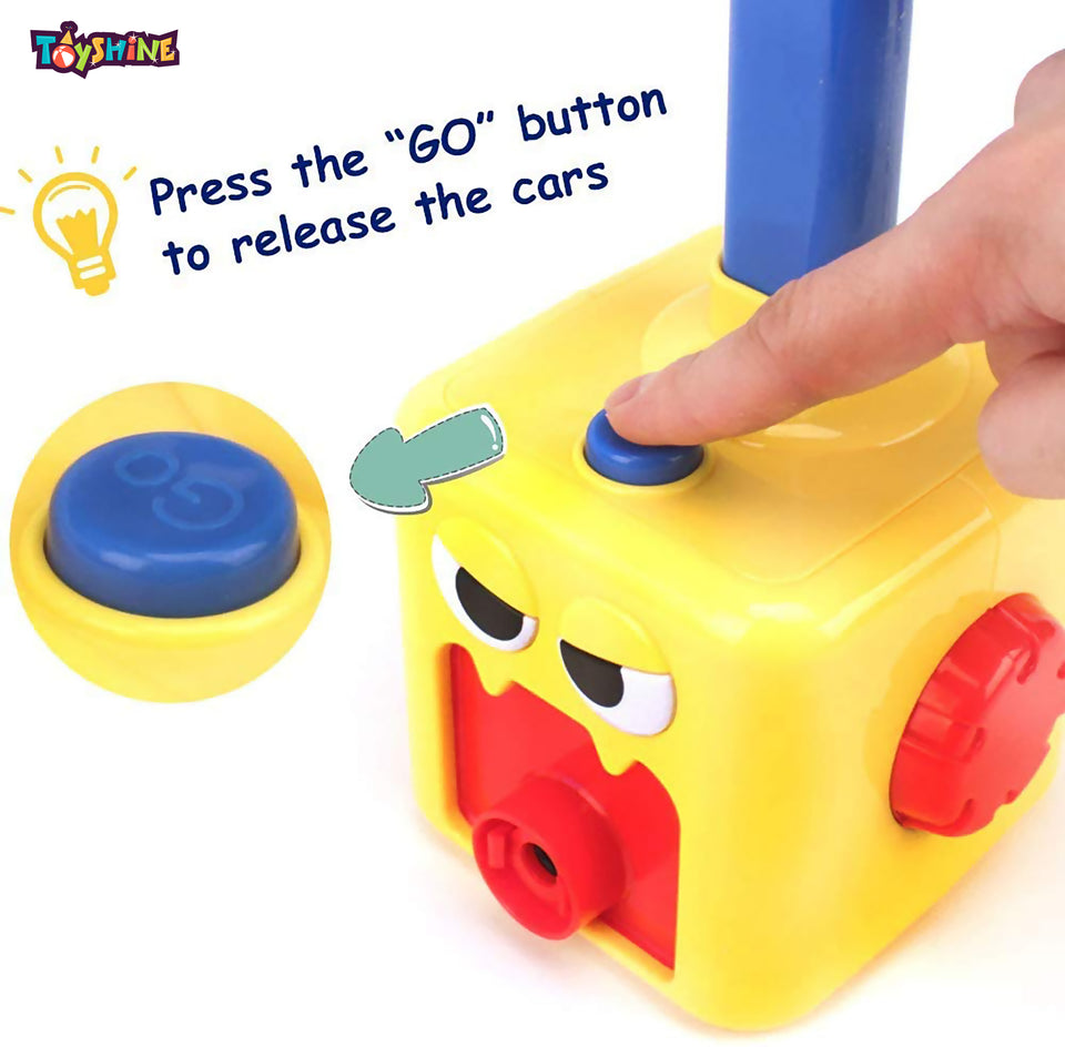 Toyshine Balloon Powered Cars Balloon Racers with Manual Balloon Pump for Kids Boys Girls 3+