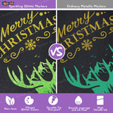 Toyshine12 Pieces Pretty Shinny Appearence Gel Ink Pens for Scrapbooking Sketching Artist Illustrating Office Stationary School Supplies Birthday Party Favor Return Gift - Multi