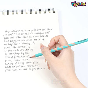 Toyshine Set of 2B 12 Groove Pencils Set|Suitable for Drawing Drafting Sketching Shading