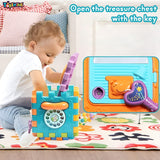 Toyshine 6 in 1 Educational Shape Sorter Baby Activity Cube Montessori Toy Gift for Babies 6-18 Months