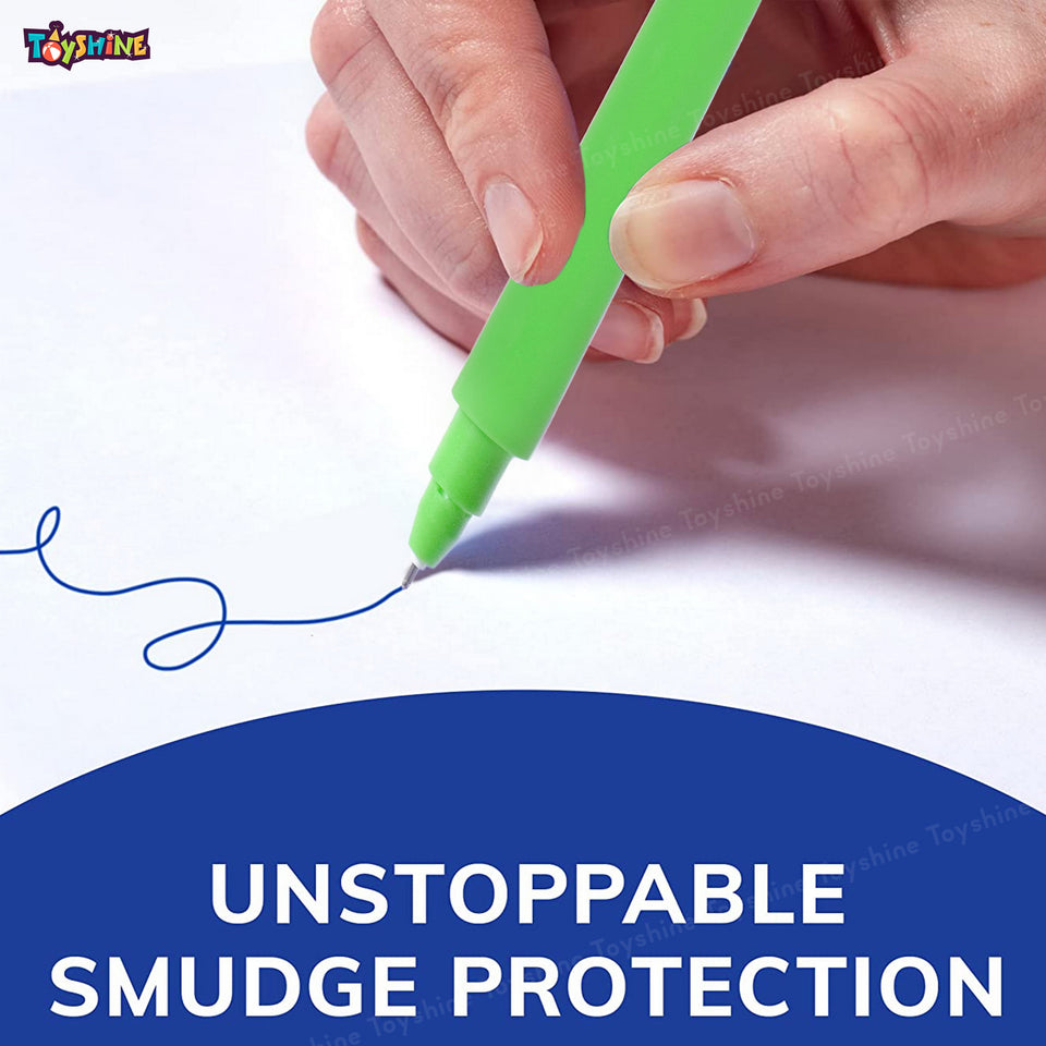 Toyshine 12pc Insect on Leaf Design Gel Pens | Cute Fancy Fine Point Pen for Office Stationary School Supplies Birthday Party Favor Return Gift