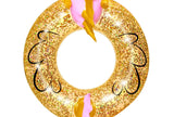 Toyshine 45'' Golden Star Sea Horse Pool Rings, Baby Pool, Swimming Rings for Kids, Inflatable Tubes, Summer Fun Water Toys for Kids, Party Fun, Beach Outdoor Party Supplies 1.15M x 1.04M