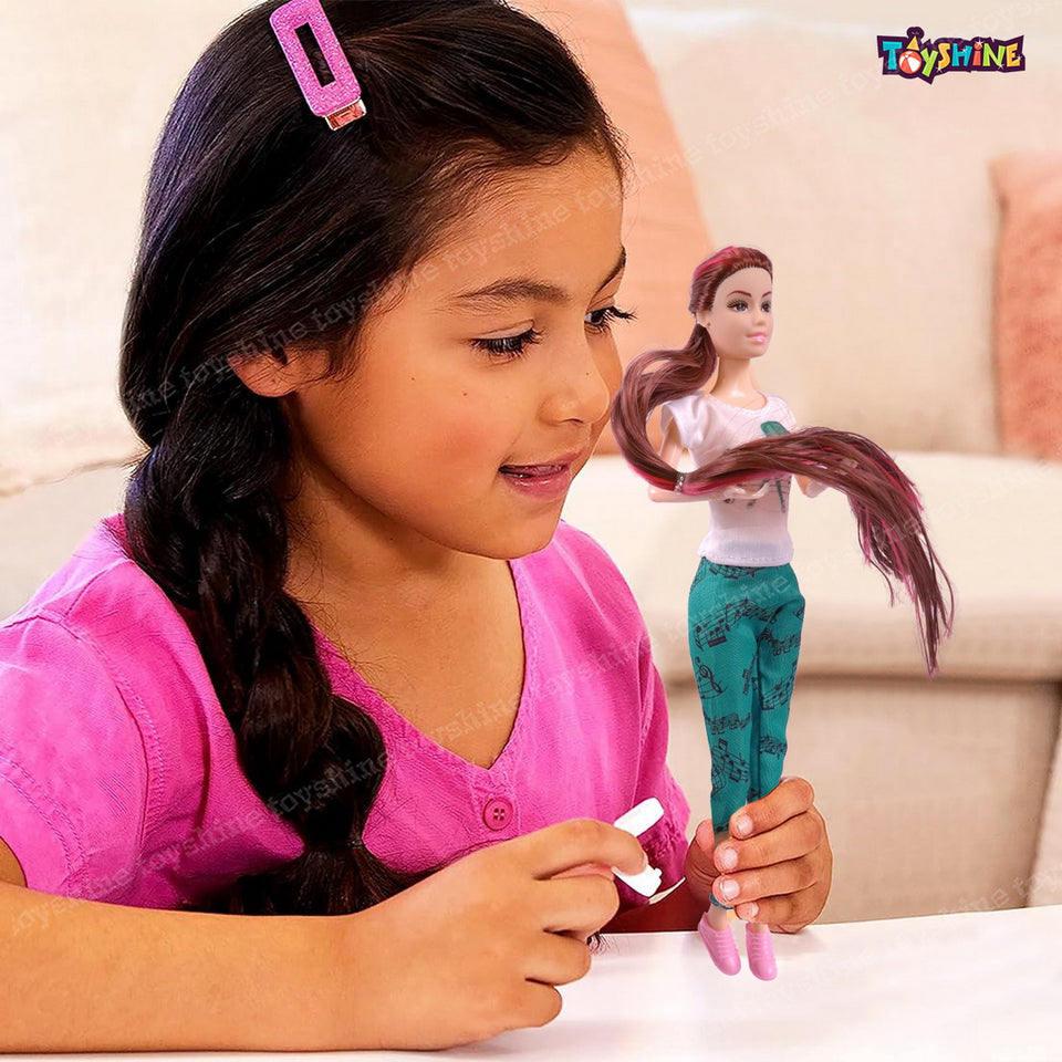 Toyshine Beauty Doll Street Vane with Fashion Accessory Pretend Play Gift for Girls Kids Role Play Toy for Age 3+ Multicolor