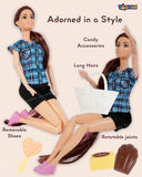 Toyshine Beauty Doll with Candy Set Delightful and Imaginative Pretend Play Role Toy for Girls Age 3+