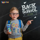 Toyshine Lovely Dinosaur Hardtop Pencil Case with Multiple Compartments - Kids School Supply Organizer Students Stationery Box - Girls Pen Pouch