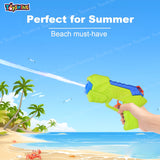 Toyshine Handheld Children Beach Outdoor Swimming Pool Party Squirt Holi Water Toy Gun for Girls Boys Kids 3+, Green