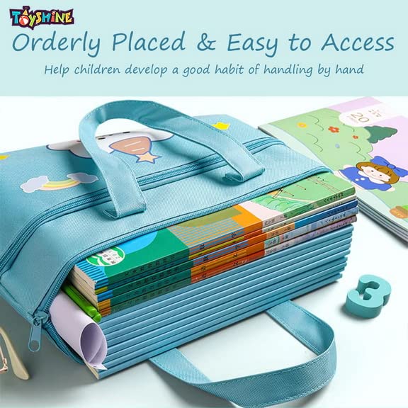 Toyshine Pack of 3 Fun Shopping Bag for Kids, Suitable for Tuition, Lunchbag, Fancy, Picnic, Party Bags Girls Boys Cute Toddler Travel Bag - M2