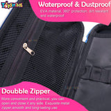 Toyshine Stealth Chopper Large Capacity Hardtop Pencil Case with Compartments for Kids