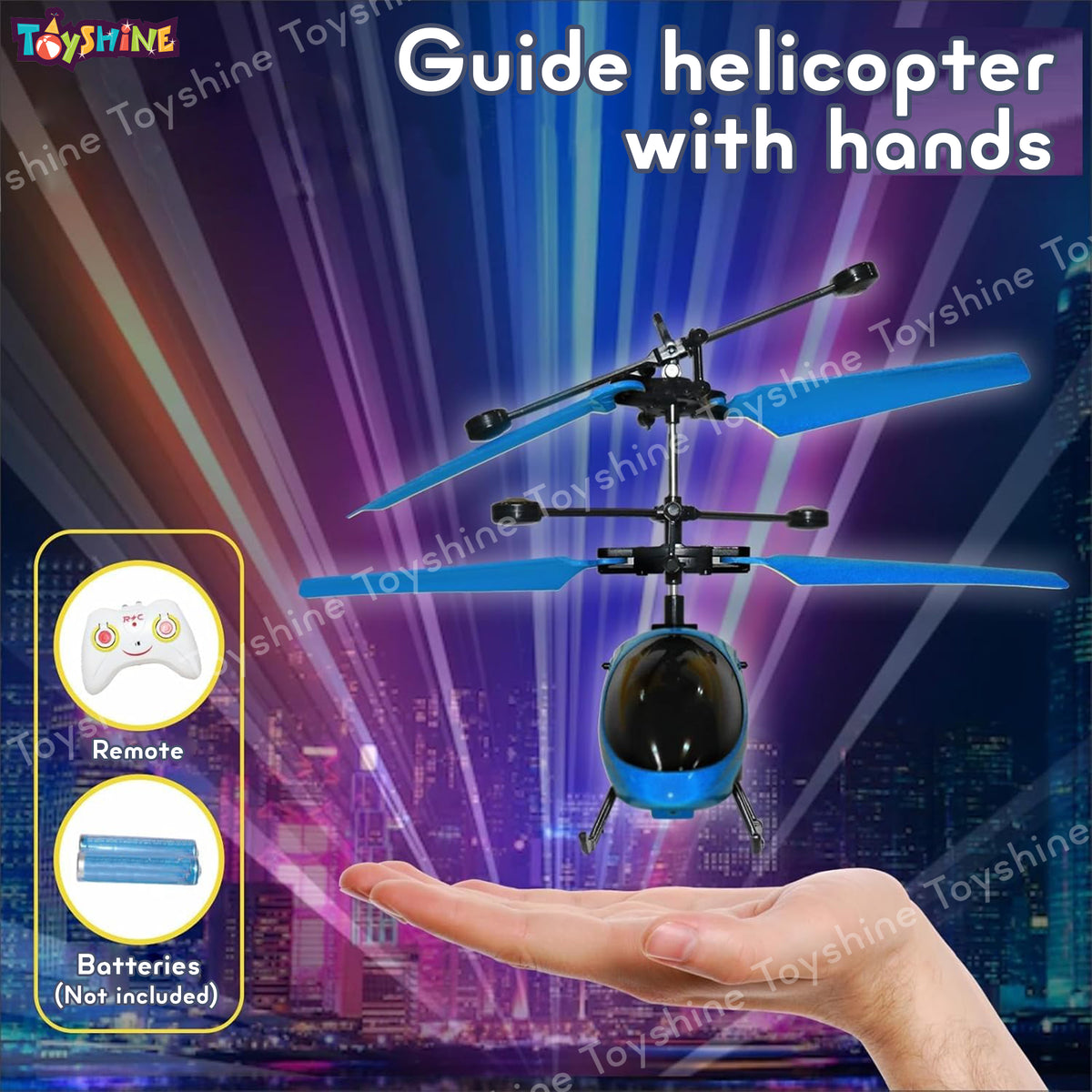 Toyshine Remote Control Channel Helicopter inbuilt with Hand Sensor