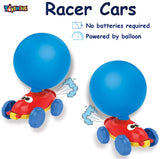 Toyshine Balloon Powered Cars Balloon Racers with Manual Balloon Pump for Kids Boys Girls 3+
