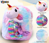 Toyshine Unicorn Plsuh Kids Backpack Bag 11,4'' Age 3+ Unicorn Gifts Girls Boys Ideal for Birthday, Travel, Perfect Companion- M2