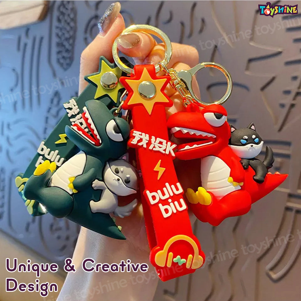 Toyshine Kawaii Keychains with Holder Accessories, Backpack Car Key Chain for Boy Girl