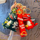 Toyshine Kawaii Keychains with Holder Accessories, Backpack Car Key Chain for Boy Girl