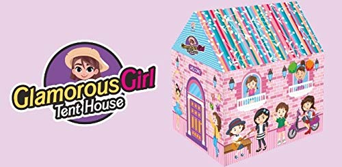 Toyshine glamarous girl themed tent house, play tent for kids