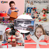 Toyshine 1:18 RC Scale Remote Control Rechargeable Wireless Toy Jeep with Lights for Kids Endless Childhood Fun Birthday Party Gift Return Gift - White