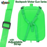 Toyshine Holi Water Toy Gun Big Size with Pressure Mechanism for Long Throw, Back Holding Tank, 5.0 L, Green Hulk