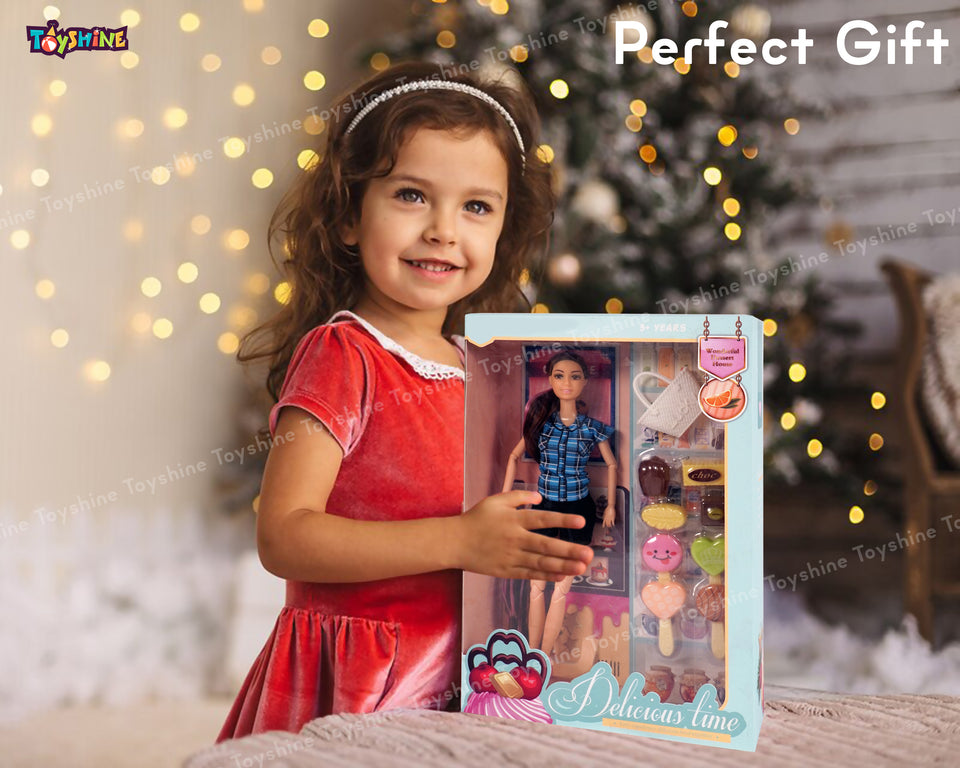Toyshine Beauty Doll with Candy Set Delightful and Imaginative Pretend Play Role Toy for Girls Age 3+