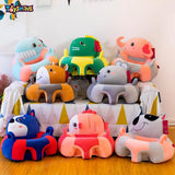 Toyshine Sofa Seat Cow Infant Sofa Cute Learning Sitting Chairs Baby Sit Up Chair Baby Bouncer Infants Floor Seat
