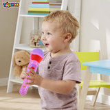 Toyshine Musical Microphone Singing Mic Toy with Lights and Clear Sound - Pink