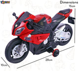 Toyshine 1:20 scale Remote Control Rechargeable 360° Spinning Action Performing Racing Motorbike Toy with Light & Sound Function for Boys Girls 5-12 Years - Red