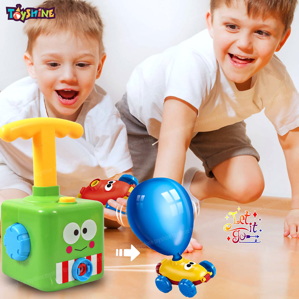 Toyshine Balloon Launcher & Powered Car Toy Set - Frog