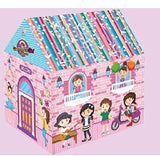 Toyshine glamarous girl themed tent house, play tent for kids