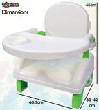 Toyshine Baby Seat Booster High Chair Toddler Folding Seat  - Green