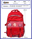 Toyshine Dark Check High School College Backpacks with Multiple Compartments, Pockets, and Side Bottle Holders for Teen Girls Boys Lightweight Bag