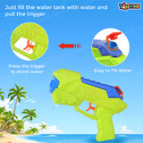 Toyshine Handheld Children Beach Outdoor Swimming Pool Party Squirt Holi Water Toy Gun for Girls Boys Kids 3+, Green