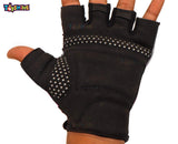 Toyshine Gym Gloves for Weight Lifting, Exercise and Crossfit for Fitness, Yoga Training, Powerlifting, Row, Cycling (Blue-RED) SSTP