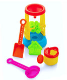 Toyshine 6 Pc Beach Toys Set Sand Water Wheel with Beach Toys kit, Sandbox Toys for Toddlers