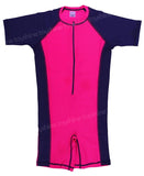 Toyshine Pack of 2 Poly Lycra Stretchable Girls Multipurpose Wear for Swimming I Diving I Cycling I Skating | Aerobics | Size 36 for kids