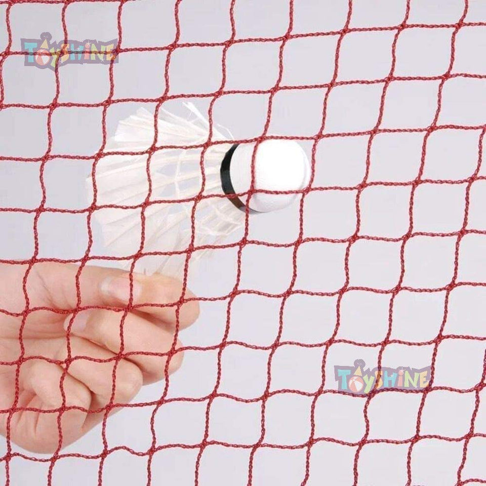 Toyshine Badminton Tournament Net for Indoor and Outdoor Sports Garden Schoolyard Backyard (20 FT x 2.5 FT) Synthetic (SSTP)